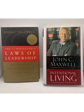 The 21 Irrefutable Laws Of Leadership & Intentional Living By John C. Maxwell Se